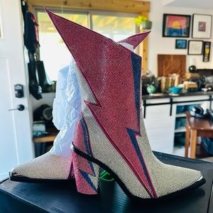 NWT - Club Exx Ziggy Sheriff Shine Cowboy Boots